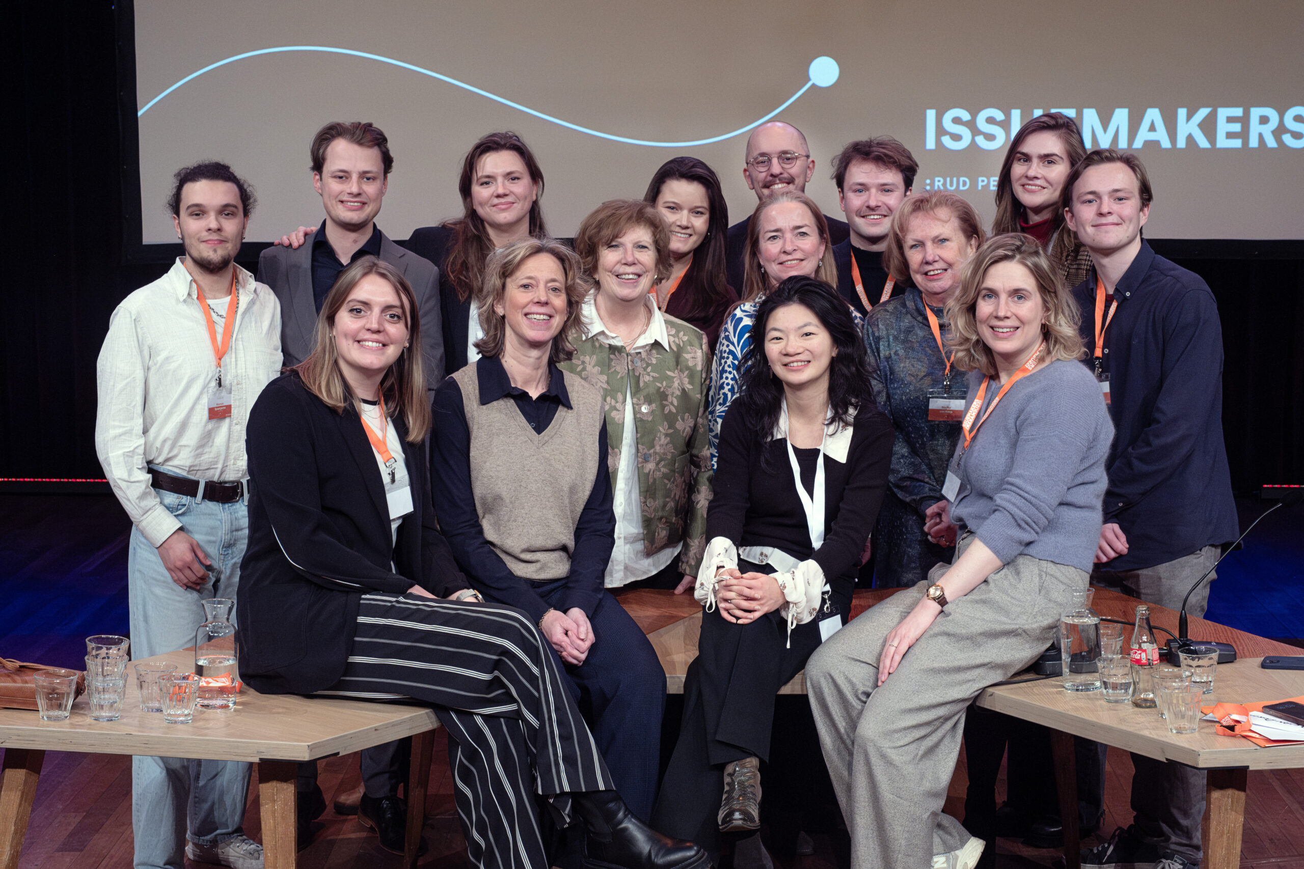 Team van Issuemakers. Nederland Amsterdam 23 januari 2025. Issuecongres 2025 in De Balie. Foto: Jan Boeve
