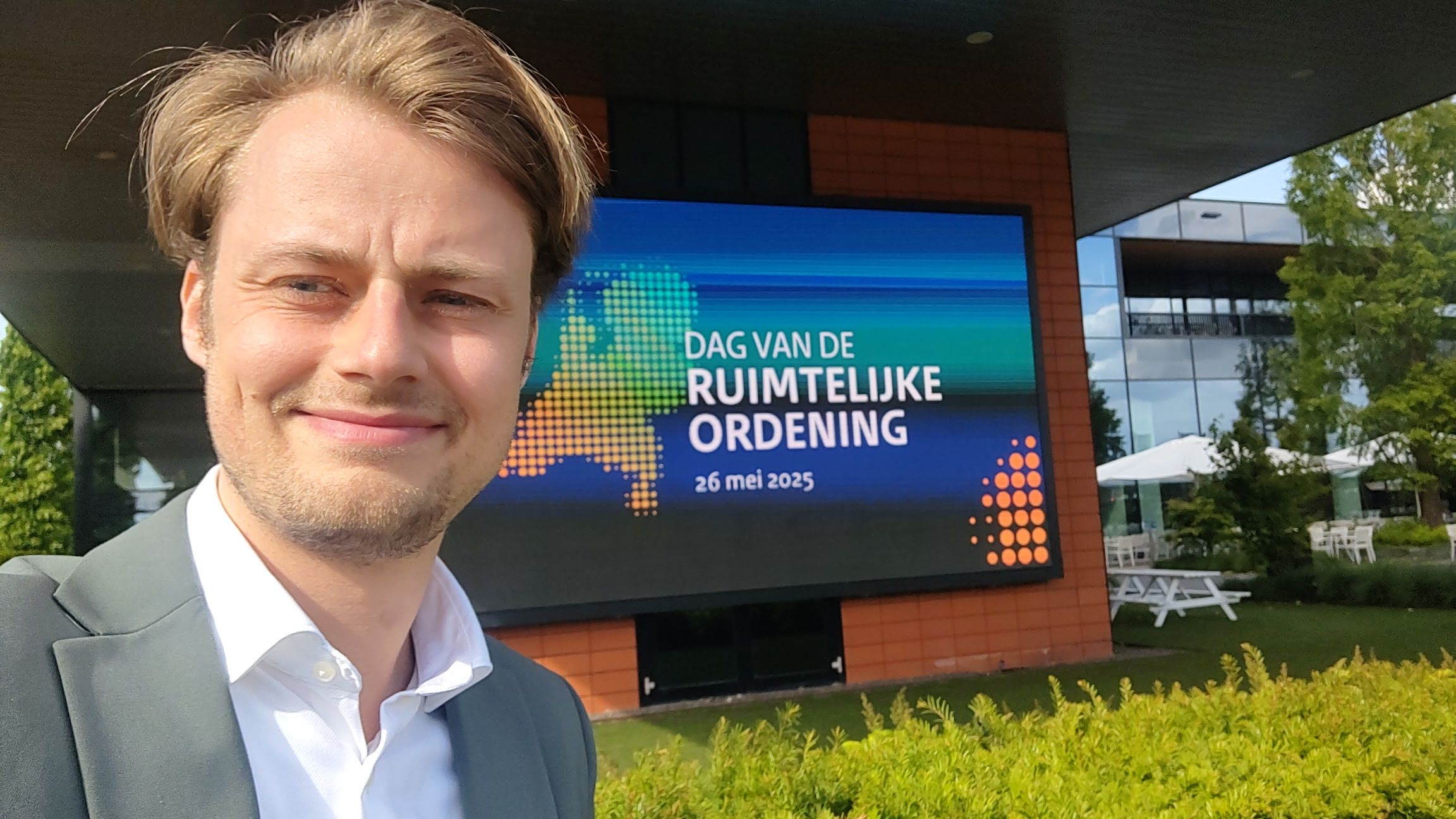 Daan Bos bij de Dag van de Ruimtelijke Ordening